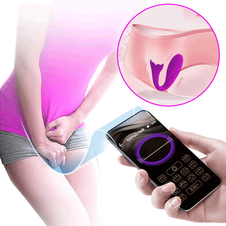 Vaginalno klitoralni stimulator jayleen