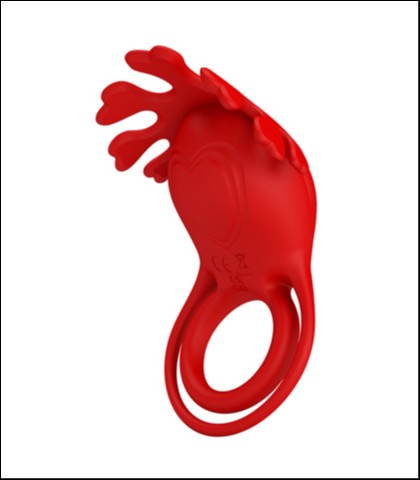 Silikonski prsten za penis ruben red