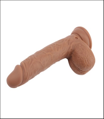 Rotirajuci vibro dildo sa bezicnim daljinskim - 15cm - max vibration