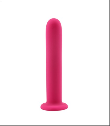 Roze silikonski dildo bez testisa