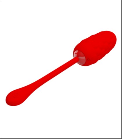 Mekano silikonsko vibro jaje - crvena boja