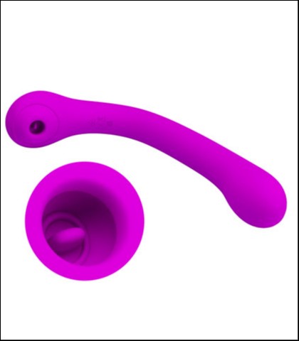 Vaginalno-klitoralni vibrator alex